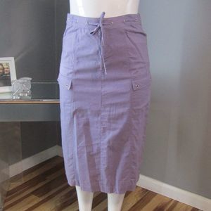 NWT Classic Blues by Wrangler Lavender Cargo Skirt
